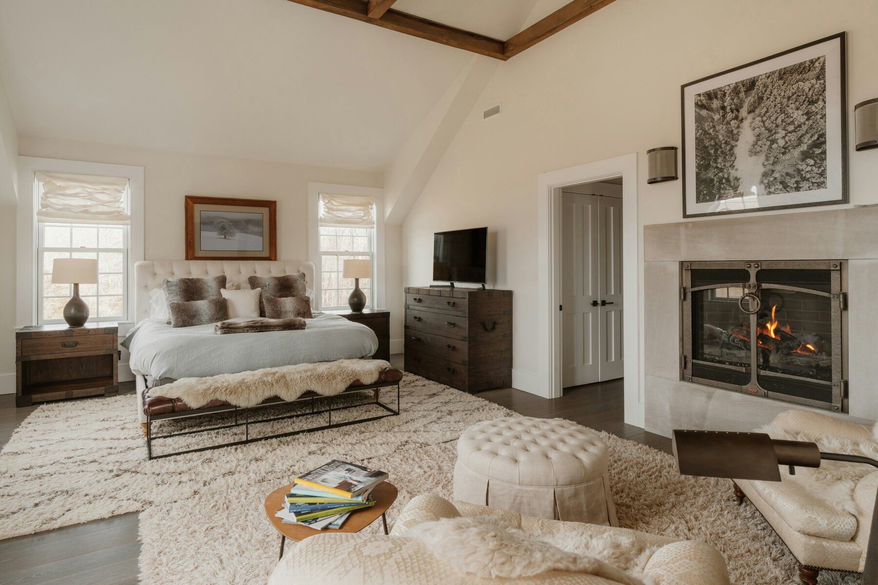 Elegante soggiorno di lusso