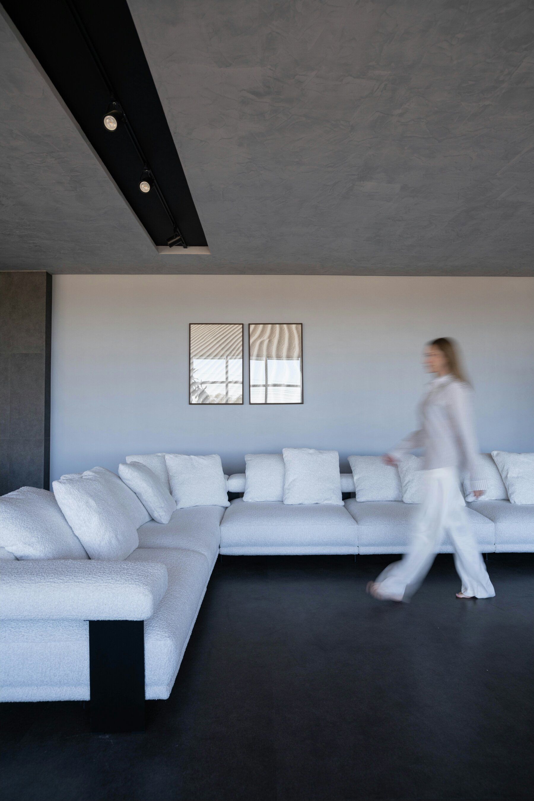 Interni di un soggiorno selezionato di lusso